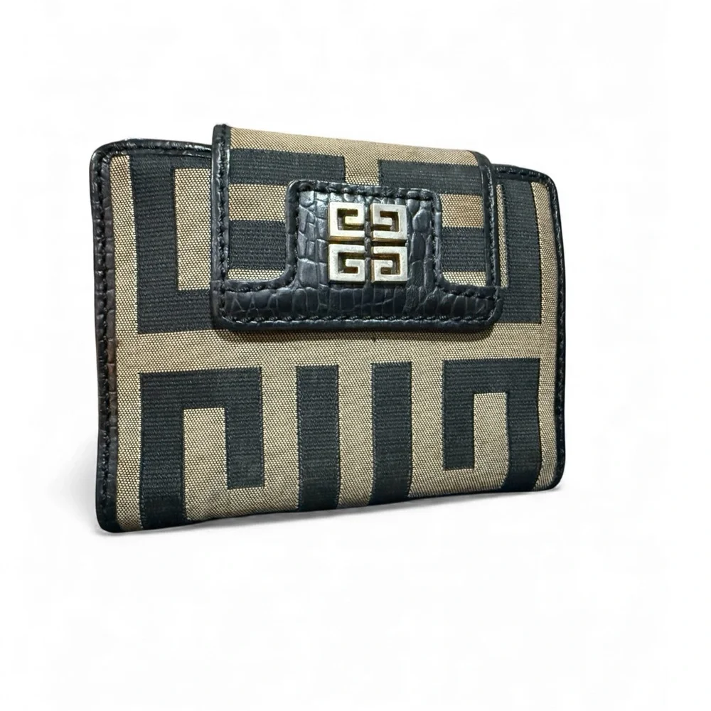 Vintage Givenchy 4G Monogram Shoulder Bag + Wallet Set | 1990s Maroquinerie - Picture 5 of 8